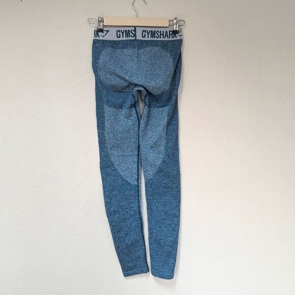 Women’s Gymshark Dry Fit Flex Leggings Teal Ice Blue Color Size S - Picture 5 of 7